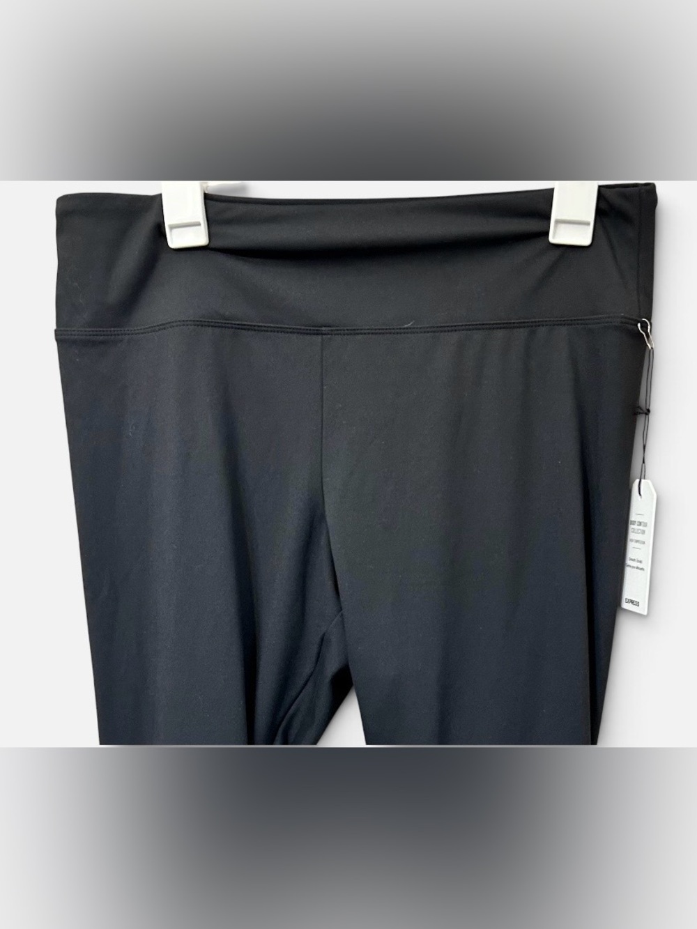 Express Women’s body contour collection high compression leggings Size Large new - Picture 2 of 5
